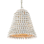 Подвесной светильник белый металлический в форме колокола White Natural Lines варинант исполнения - 2 | Loft Concept в Нижнем Новгороде