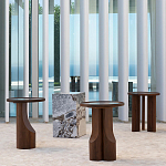 Приставной столик из массива дерева Walnut варинант исполнения - 12 | Loft Concept в Нижнем Новгороде