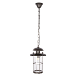Уличный подвесной светильник с цилиндрическим плафоном на цепи Elysian Lanterns варинант исполнения - 1 | Loft Concept в Нижнем Новгороде