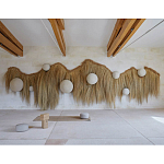 Большая дизайнерская Инсталляция из соломы RAFFIA Installation  варинант исполнения - 3 | Loft Concept в Нижнем Новгороде