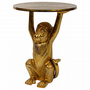 Столик с подстольем в виде обезьянки Bombay Gold