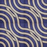 Дизайнерская плитка с узором Круги  варинант исполнения - 1 | Loft Concept в Нижнем Новгороде