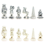 Шахматы Северные народы в ларце из натурального бука Decorative Thematic Chess варинант исполнения - 5 | Loft Concept в Нижнем Новгороде