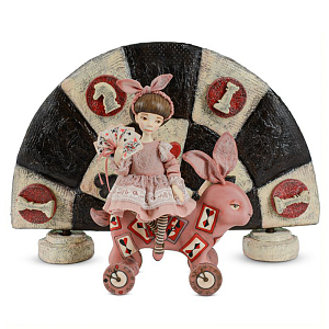 Авторская кукла Алиса в зазеркалье