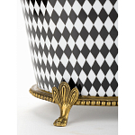 Фарфоровое кашпо Black and white square варинант исполнения - 4 | Loft Concept в Нижнем Новгороде