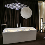 Люстра подвесная с тонкой металлической конструкцией цвета хром Quasar варинант исполнения - 8 | Loft Concept в Нижнем Новгороде