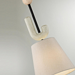 Подвесной светильник с бежевым тканевым плафоном Flourish варинант исполнения - 4 | Loft Concept в Нижнем Новгороде