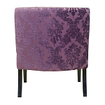 Полукресло с мягкой обивкой из жаккарда на 4-х ножках из массива березы Baroque Armchair violet варинант исполнения - 2 | Loft Concept в Нижнем Новгороде