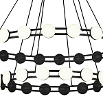 Люстра двухъярусная с круглыми светодиодными источниками света Maxine Light варинант исполнения - 5 | Loft Concept в Нижнем Новгороде