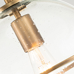 Потолочный светильник с прозрачным стеклянным шаром с эффектом пузырьков Hinkley варинант исполнения - 18 | Loft Concept в Нижнем Новгороде