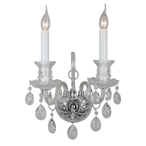 Хрустальное Бра Crystal Tears Хромовое