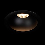 Встраиваемый спот светодиодный круглый черного цвета с углублением Ombra Lux  варинант исполнения - 1 | Loft Concept в Нижнем Новгороде