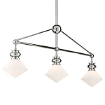 Люстра линейная с ромбовидными плафонами Pointed Diamond Shade варинант исполнения - 2 | Loft Concept в Нижнем Новгороде