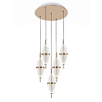 Люстра подвесная с прозрачными фактурными плафонами Reflection of Light варинант исполнения - 1 | Loft Concept в Нижнем Новгороде