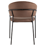 Стул в велюре коричневого цвета Horizon варинант исполнения - 4 | Loft Concept в Нижнем Новгороде