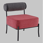 Кресло Ponpoun тёмно-серый бордо варинант исполнения - 1 | Loft Concept в Нижнем Новгороде