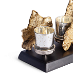 Подсвечник Cozy Light с декором кленовыми листьями варинант исполнения - 2 | Loft Concept в Нижнем Новгороде