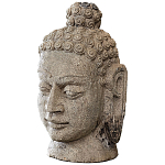 Статуэтка из камня Голова Будды Stone Buddha Head варинант исполнения - 1 | Loft Concept в Нижнем Новгороде