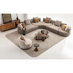 Угловой модульный диван Calypso с поворотным механизмом  варинант исполнения - 12 | Loft Concept в Нижнем Новгороде