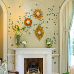 Обои ручная роспись Gingko Colourway SC-237 on grey painted Xuan paper варинант исполнения - 2 | Loft Concept в Нижнем Новгороде