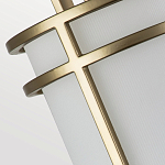 Бра с геометрическим каркасом и матовым белым цилиндрическим плафоном Feiss варинант исполнения - 2 | Loft Concept в Нижнем Новгороде