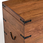 Деревянный сундук из массива манго Mango Wooden Chest Brown варинант исполнения - 2 | Loft Concept в Нижнем Новгороде