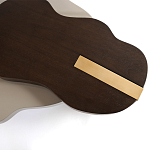 Кофейный стол со столешницей волнистой формы Gale Curved Coffee Table варинант исполнения - 1 | Loft Concept в Нижнем Новгороде