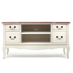 ТВ-тумба из массива берёзы с ящиками и открытыми полками Interiors Romance варинант исполнения - 1 | Loft Concept в Нижнем Новгороде