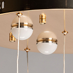 Люстра каскадная с 10-ю прозрачными плафонами Wave Line варинант исполнения - 11 | Loft Concept в Нижнем Новгороде