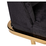 Стул обеденный велюровый черный с золотым каркасом Nobility варинант исполнения - 3 | Loft Concept в Нижнем Новгороде