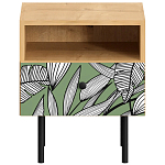 Прикроватная тумба с изображением на ящике Elise Nightstand варинант исполнения - 10 | Loft Concept в Нижнем Новгороде