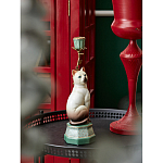 Подсвечник в виде кошки из фарфора с бронзовыми элементами Paradise Cat варинант исполнения - 5 | Loft Concept в Нижнем Новгороде