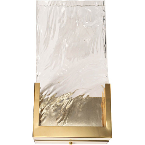 Бра led glass space gold