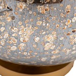 Настольная лампа c бежевым абажуром на круглом стеклянном основании Soft Pastel Light варинант исполнения - 1 | Loft Concept в Нижнем Новгороде