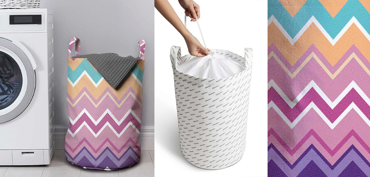 Корзина Color Zigzag Basket Корзина Color Zigzag Basket - Loft-Concept в Нижнем Новгороде