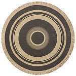 Ковер из комбинированного состава с узором Circles of goodness варинант исполнения - 1 | Loft Concept в Нижнем Новгороде