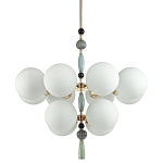 Люстра со вставками из керамики SkyEast 12 ламп варинант исполнения - 1 | Loft Concept в Нижнем Новгороде