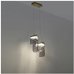 Подвесной светильник волнистой формы из фактурного стекла Wave варинант исполнения - 9 | Loft Concept в Нижнем Новгороде