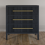 Комод Primo с 3 выдвижными ящиками Черный дуб варинант исполнения - 1 | Loft Concept в Нижнем Новгороде