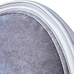 Стул с подлокотниками и круглой спинкой Velor French Seating Chair варинант исполнения - 3 | Loft Concept в Нижнем Новгороде