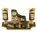 Настольный письменный набор из нефрита с ножом для бумаг в подарочной коробке Maecenas варинант исполнения - 1 | Loft Concept в Нижнем Новгороде