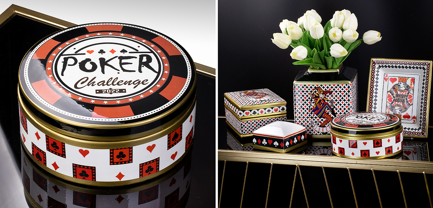 Шкатулка Poker Collection Box Шкатулка Poker Collection Box - Loft-Concept в Нижнем Новгороде