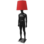 Лампа MALE MANNEQUIN LAMP с абажуром открытый позинг варинант исполнения - 1 | Loft Concept в Нижнем Новгороде