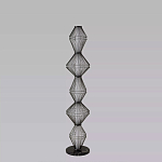 Торшер светодиодный с плетеным металлическим каркасом Metal Interweaving варинант исполнения - 4 | Loft Concept в Нижнем Новгороде