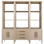 Модульный стеллаж Primo из трех составных элементов Светлый дуб варинант исполнения - 1 | Loft Concept в Нижнем Новгороде