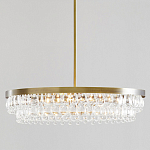 Люстра круглая с подвесками в форме стеклянных капель Glass Rain варинант исполнения - 1 | Loft Concept в Нижнем Новгороде