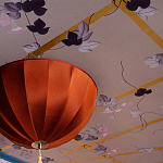 Обои ручная роспись Morning Glory Original colourway on shot slub silk варинант исполнения - 2 | Loft Concept в Нижнем Новгороде