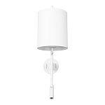 Бра с цилиндрическим тканевым абажуром и регулируемым спотом Pure Cylinder варинант исполнения - 6 | Loft Concept в Нижнем Новгороде