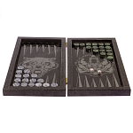 Подарочные нарды из натурального камня с гравировкой Backgammon from Stone варинант исполнения - 2 | Loft Concept в Нижнем Новгороде