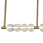 Линейная люстра Celestin Spheres Brass Linear Chandelier варинант исполнения - 2 | Loft Concept в Нижнем Новгороде